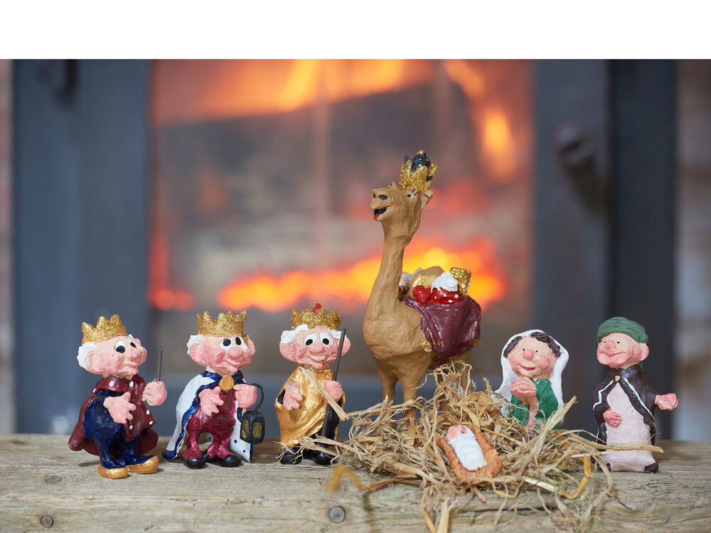 Dummedarius figur - H:16cm.